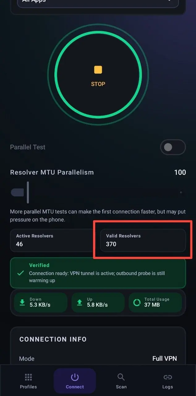 370 valid resolvers found