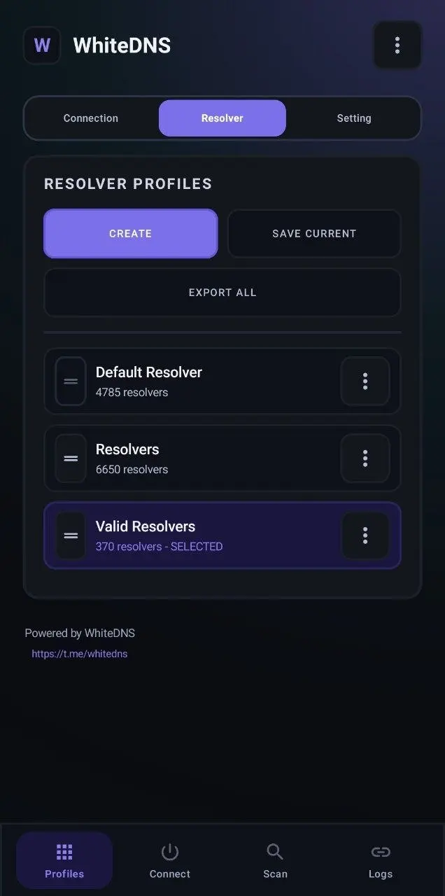 Done - optimised resolver list